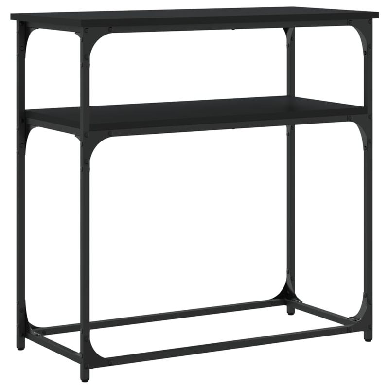 Casa si Gradina - Mobilier - Comode si corpuri - Console - Masa consola, negru, 75x35,5x75 cm, lemn prelucrat - Infinity.ro