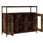 Casa si Gradina - Mobilier - Comode si corpuri - Comode - Servanta, stejar fumuriu, 100x35x80 cm, lemn prelucrat - Infinity.ro