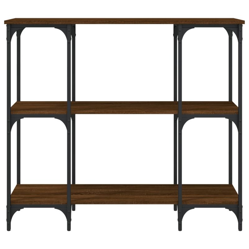 Casa si Gradina - Mobilier - Comode si corpuri - Console - Masuta consola, stejar maro, 102x35x90 cm, lemn prelucrat - Infinity.ro