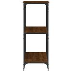 Casa si Gradina - Mobilier - Comode si corpuri - Console - Masuta consola, stejar maro, 102x35x90 cm, lemn prelucrat - Infinity.ro