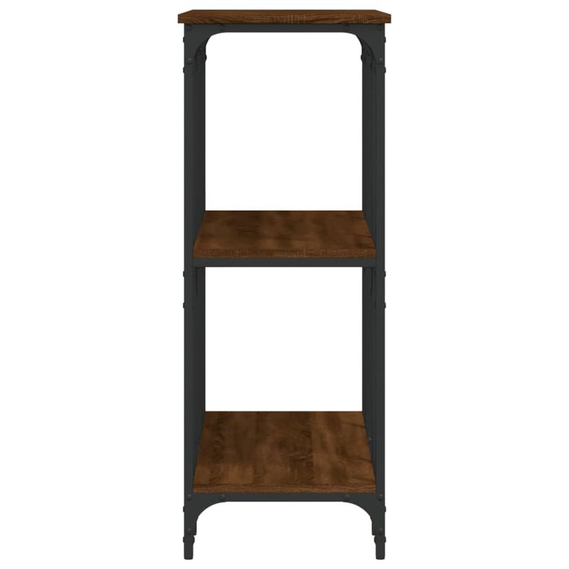Casa si Gradina - Mobilier - Comode si corpuri - Console - Masuta consola, stejar maro, 102x35x90 cm, lemn prelucrat - Infinity.ro