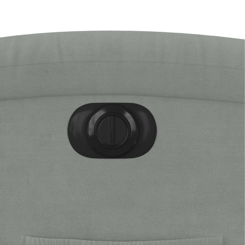 Casa si Gradina - Mobilier - Scaune si fotolii - Fotolii - Fotoliu rabatabil electric, gri deschis, catifea - Infinity.ro