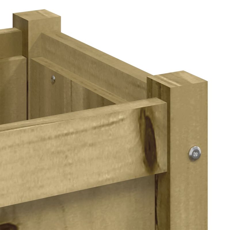 Casa si Gradina - Gradinarit si plante - Plante si ghivece - Ghivece si suporturi - Jardiniera de gradina, 40x40x40 cm, lemn de pin tratat - Infinity.ro