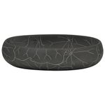 Casa si Gradina - Sanitare - Lavoar baie si accesorii - Lavoare si piedestale - Lavoar de blat, negru, 59x40x15 cm, ceramica, oval - Infinity.ro