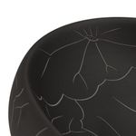 Casa si Gradina - Sanitare - Lavoar baie si accesorii - Lavoare si piedestale - Lavoar de blat, negru, 59x40x15 cm, ceramica, oval - Infinity.ro