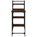 Casa si Gradina - Mobilier - Mese si birouri - Birouri - Birou pentru computer cu rafturi stejar maro 120x47x109 cm - Infinity.ro