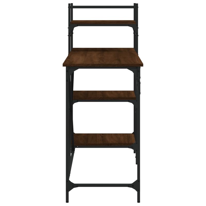 Casa si Gradina - Mobilier - Mese si birouri - Birouri - Birou pentru computer cu rafturi stejar maro 120x47x109 cm - Infinity.ro