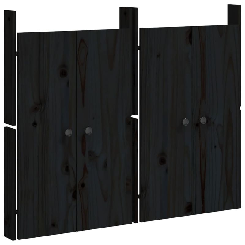 Casa si Gradina - Mobilier - Dulapuri si sifoniere - Dulapuri - Usi de bucatarie de exterior 2 buc., negru, 50x9x82 cm - Infinity.ro