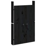 Casa si Gradina - Mobilier - Dulapuri si sifoniere - Dulapuri - Usi de bucatarie de exterior 2 buc., negru, 50x9x82 cm - Infinity.ro