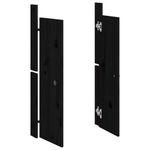 Casa si Gradina - Mobilier - Dulapuri si sifoniere - Dulapuri - Usi de bucatarie de exterior 2 buc., negru, 50x9x82 cm - Infinity.ro
