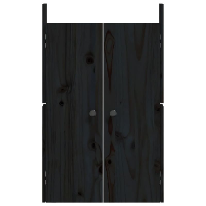 Casa si Gradina - Mobilier - Dulapuri si sifoniere - Dulapuri - Usi de bucatarie de exterior 2 buc., negru, 50x9x82 cm - Infinity.ro