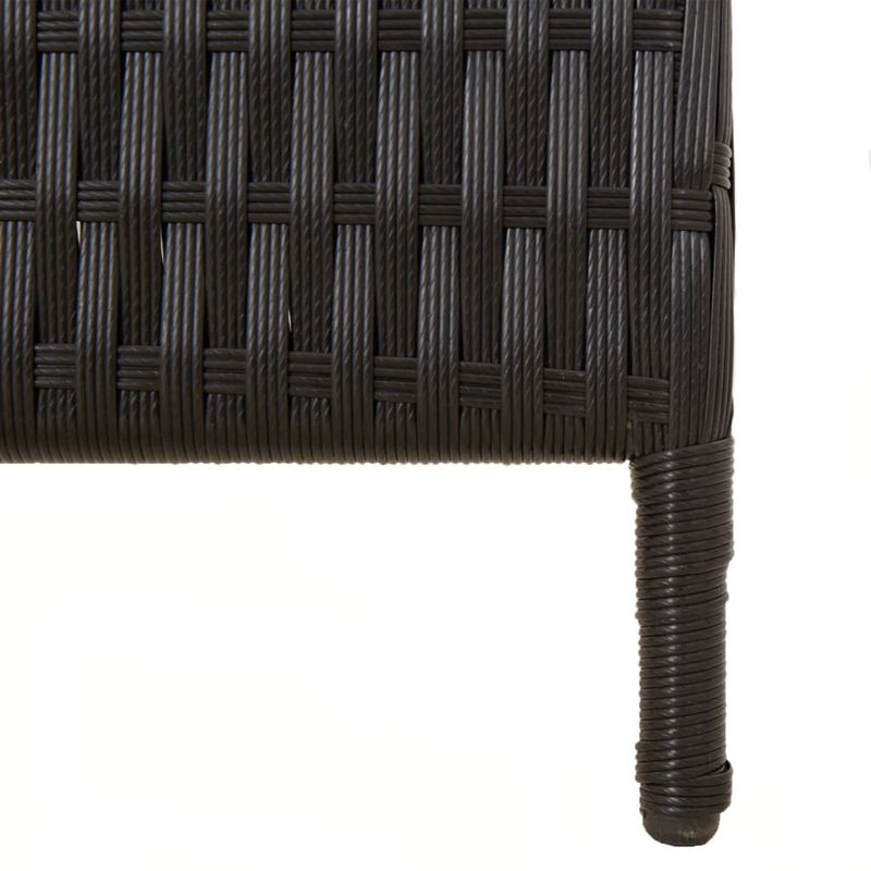 Casa si Gradina - Decoratiuni - Pereti despartitori si paravane - Separator de camera cu 3 panouri, negru, poliratan, model țesătură plină, mărime 147x200 cm - Infinity.ro