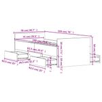 Casa si Gradina - Mobilier - Paturi si accesorii - Paturi - Cadru de pat cu tablie la cap/picioare, gri beton, 75x190 cm - Infinity.ro