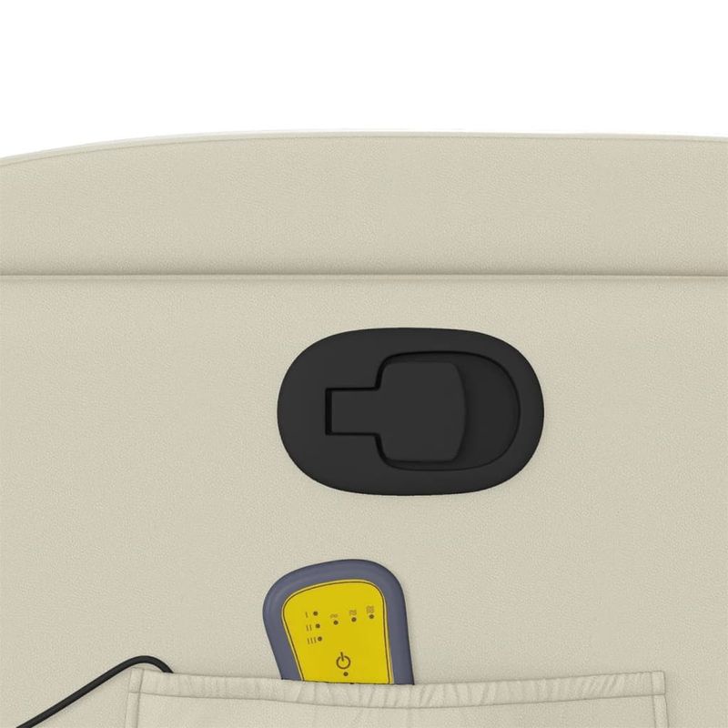 Ingrijire personala si Cosmetice - Sanatate si wellness - Articole wellness - Fotolii de masaj - Fotoliu de masaj rabatabil, crem, piele ecologica - Infinity.ro