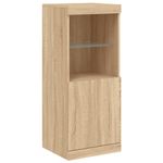 Casa si Gradina - Mobilier - Comode si corpuri - Comode - Servanta cu lumini LED, stejar sonoma, 41x37x100 cm - Infinity.ro