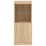 Casa si Gradina - Mobilier - Comode si corpuri - Comode - Servanta cu lumini LED, stejar sonoma, 41x37x100 cm - Infinity.ro