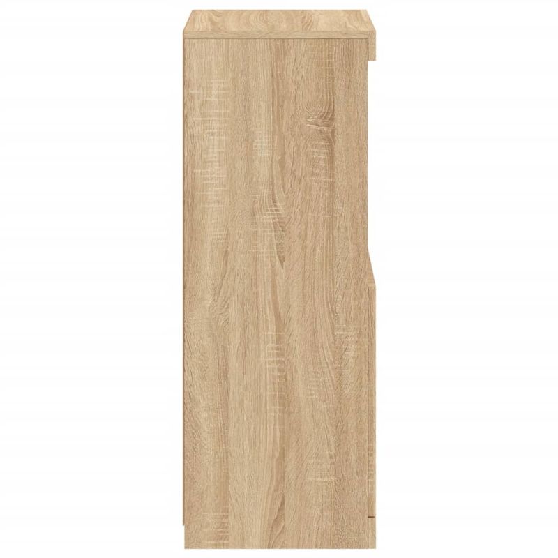 Casa si Gradina - Mobilier - Comode si corpuri - Comode - Servanta cu lumini LED, stejar sonoma, 41x37x100 cm - Infinity.ro