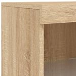 Casa si Gradina - Mobilier - Comode si corpuri - Comode - Servanta cu lumini LED, stejar sonoma, 41x37x100 cm - Infinity.ro
