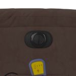 Ingrijire personala si Cosmetice - Sanatate si wellness - Articole wellness - Fotolii de masaj - Fotoliu de masaj rabatabil electric cu ridicare maro microfibra, model înclinare pe spate electrică - Infinity.ro