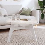 Casa si Gradina - Mobilier - Feronerie si accesorii mobila - Blat de masa rotund, alb, Ø70x3 cm, lemn masiv de pin - Infinity.ro