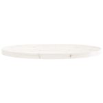 Casa si Gradina - Mobilier - Feronerie si accesorii mobila - Blat de masa rotund, alb, Ø70x3 cm, lemn masiv de pin - Infinity.ro