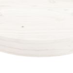 Casa si Gradina - Mobilier - Feronerie si accesorii mobila - Blat de masa rotund, alb, Ø70x3 cm, lemn masiv de pin - Infinity.ro