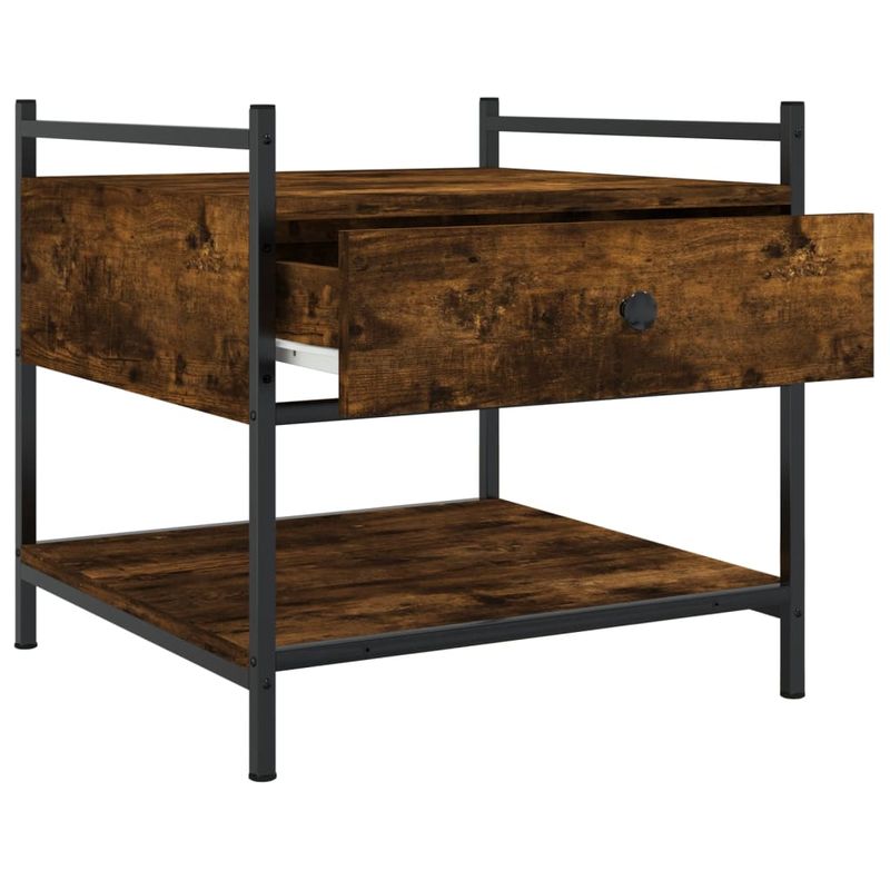 Casa si Gradina - Mobilier - Mese si birouri - Masute de cafea - Masuta de cafea, stejar fumuriu, 50x50x50 cm, lemn prelucrat - Infinity.ro