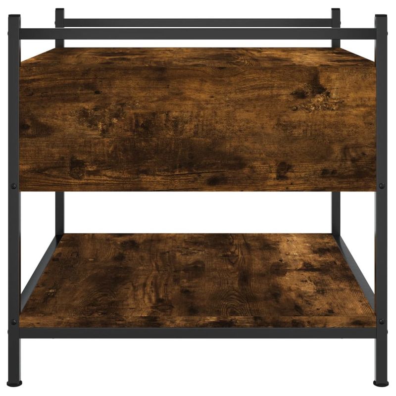 Casa si Gradina - Mobilier - Mese si birouri - Masute de cafea - Masuta de cafea, stejar fumuriu, 50x50x50 cm, lemn prelucrat - Infinity.ro