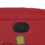 Ingrijire personala si Cosmetice - Sanatate si wellness - Articole wellness - Fotolii de masaj - Fotoliu de masaj rabatabil, rosu, piele ecologica - Infinity.ro