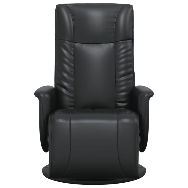 Casa si Gradina - Mobilier - Scaune si fotolii - Fotolii - Fotoliu rabatabil cu suport de picioare, negru, piele ecologica - Infinity.ro