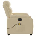 Ingrijire personala si Cosmetice - Sanatate si wellness - Articole wellness - Fotolii de masaj - Fotoliu electric de masaj rabatabil, crem, textil - Infinity.ro