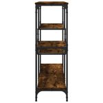 Casa si Gradina - Mobilier - Comode si corpuri - Console - Masuta consola, stejar fumuriu, 103x32x95 cm, lemn prelucrat - Infinity.ro