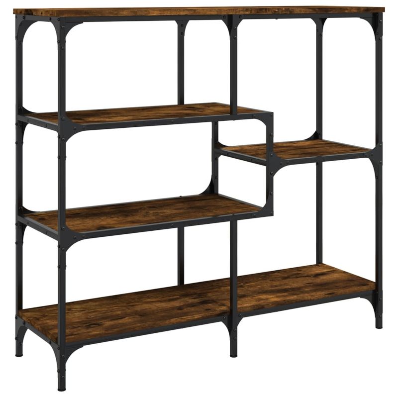 Casa si Gradina - Mobilier - Comode si corpuri - Console - Masuta consola, stejar fumuriu, 103x32x95 cm, lemn prelucrat - Infinity.ro