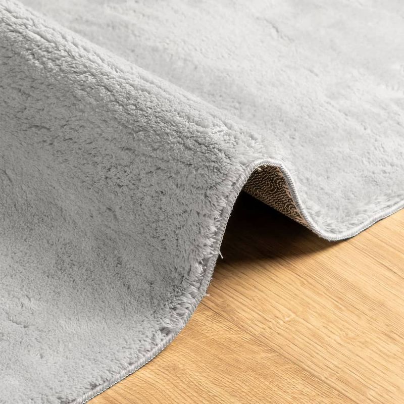 Casa si Gradina - Textile si covoare - Covoare - Covoare casa - Covor HUARTE, fir scurt, moale si lavabil, gri, 160x160 cm - Infinity.ro