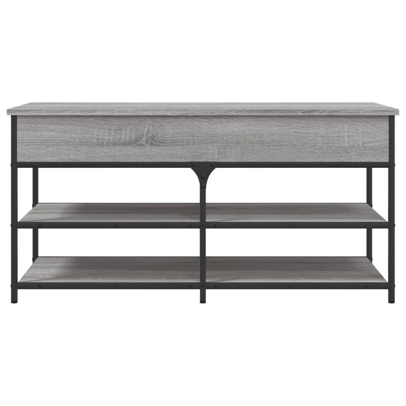 Casa si Gradina - Mobilier - Organizare si depozitare - Bancute - Banca de pantofi, gri sonoma, 100x42,5x50 cm, lemn prelucrat - Infinity.ro