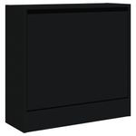 Casa si Gradina - Mobilier - Organizare si depozitare - Organizator incaltaminte - Pantofar, negru, 60x21x57 cm, lemn compozit - Infinity.ro