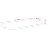 Casa si Gradina - Mobilier - Feronerie si accesorii mobila - Blat de masa oval, 90x40x3,8 cm, lemn masiv de acacia - Infinity.ro