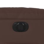 Casa si Gradina - Mobilier - Scaune si fotolii - Fotolii - Fotoliu rabatabil electric cu ridicare, maro, piele ecologica - Infinity.ro