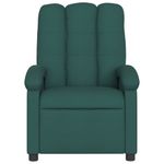 Ingrijire personala si Cosmetice - Sanatate si wellness - Articole wellness - Fotolii de masaj - Fotoliu de masaj rabatabil, verde inchis, material textil - Infinity.ro