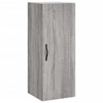 Casa si Gradina - Mobilier - Comode si corpuri - Comode - Dulap inalt, gri sonoma, 34,5x34x180 cm, lemn prelucrat - Infinity.ro