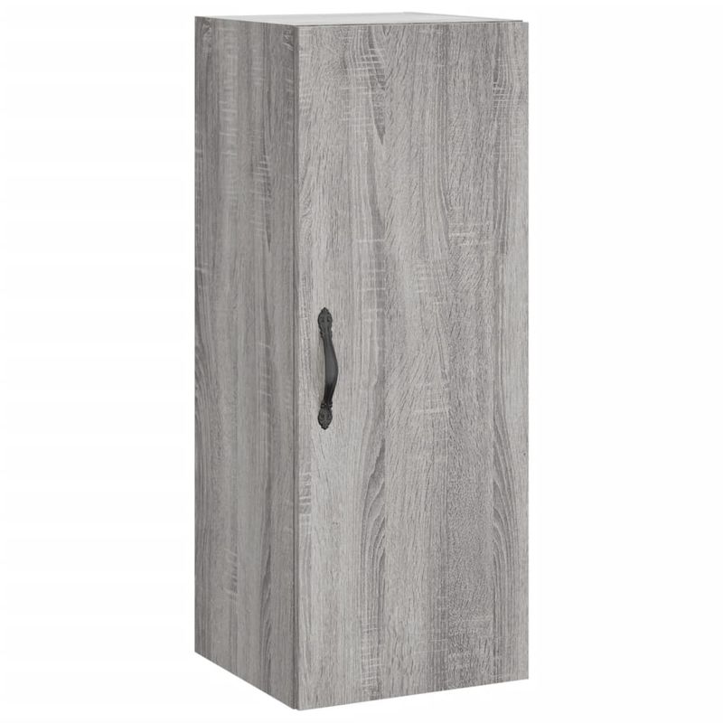 Casa si Gradina - Mobilier - Comode si corpuri - Comode - Dulap inalt, gri sonoma, 34,5x34x180 cm, lemn prelucrat - Infinity.ro