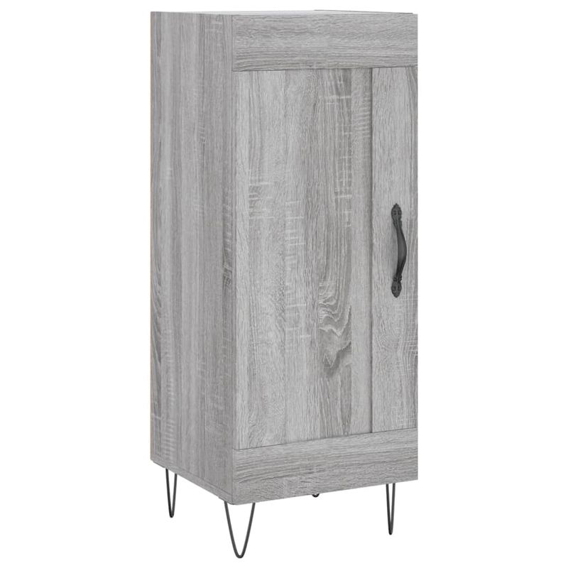 Casa si Gradina - Mobilier - Comode si corpuri - Comode - Dulap inalt, gri sonoma, 34,5x34x180 cm, lemn prelucrat - Infinity.ro
