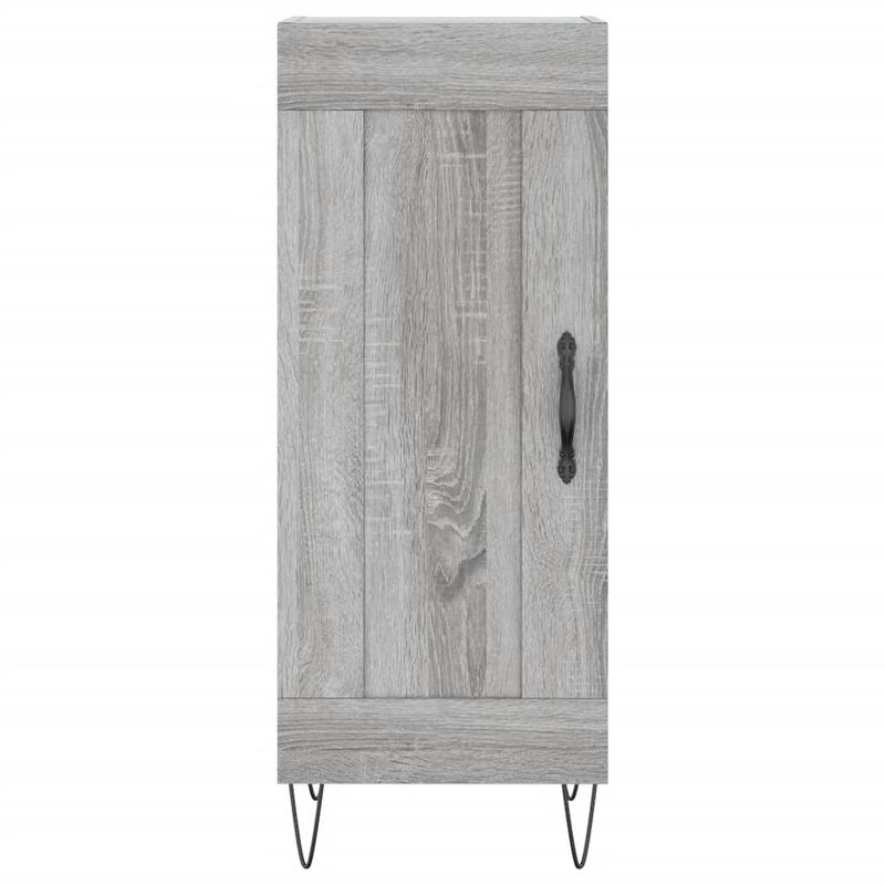 Casa si Gradina - Mobilier - Comode si corpuri - Comode - Dulap inalt, gri sonoma, 34,5x34x180 cm, lemn prelucrat - Infinity.ro