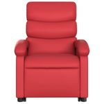 Casa si Gradina - Mobilier - Scaune si fotolii - Fotolii - Fotoliu rabatabil cu ridicare, rosu, piele ecologica - Infinity.ro