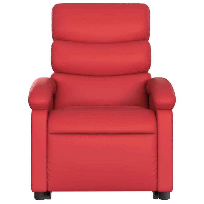 Casa si Gradina - Mobilier - Scaune si fotolii - Fotolii - Fotoliu rabatabil cu ridicare, rosu, piele ecologica - Infinity.ro