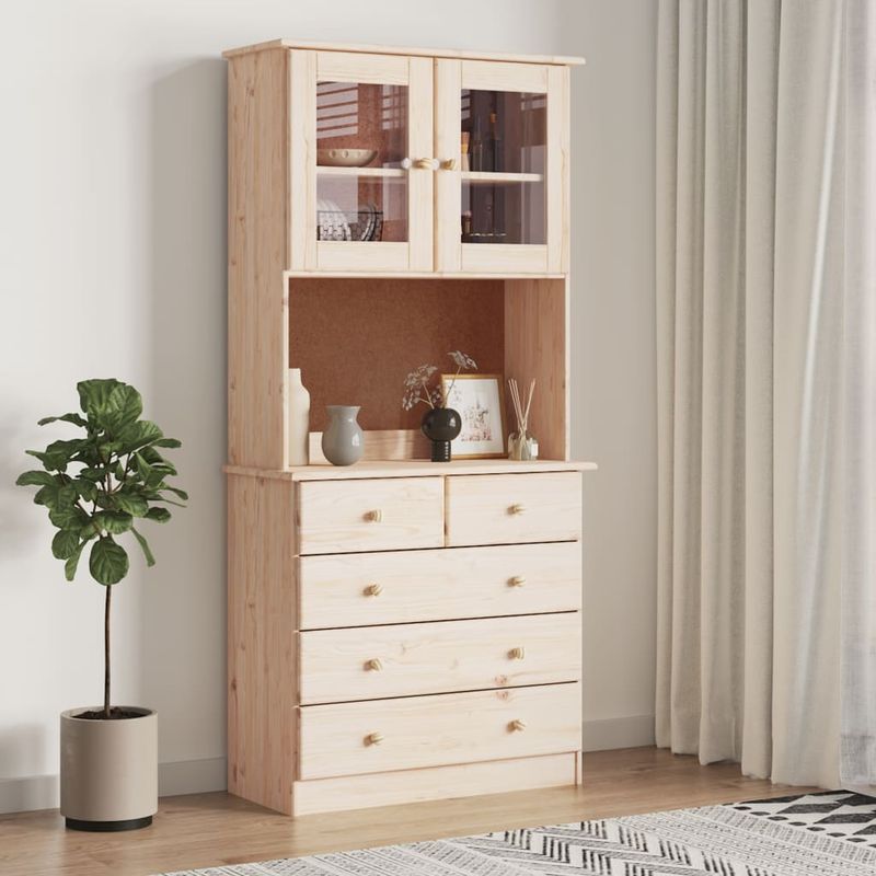 Casa si Gradina - Mobilier - Comode si corpuri - Corpuri bucatarie - Dulap inalt ALTA, 77x35x73 cm, lemn masiv de pin - Infinity.ro