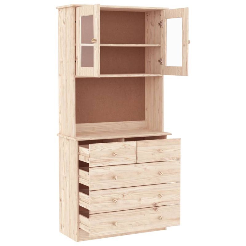 Casa si Gradina - Mobilier - Comode si corpuri - Corpuri bucatarie - Dulap inalt ALTA, 77x35x73 cm, lemn masiv de pin - Infinity.ro