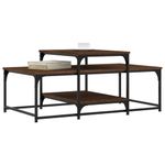 Casa si Gradina - Mobilier - Mese si birouri - Masute de cafea - Masuta de cafea, stejar maro, 102x60x45 cm, lemn prelucrat - Infinity.ro