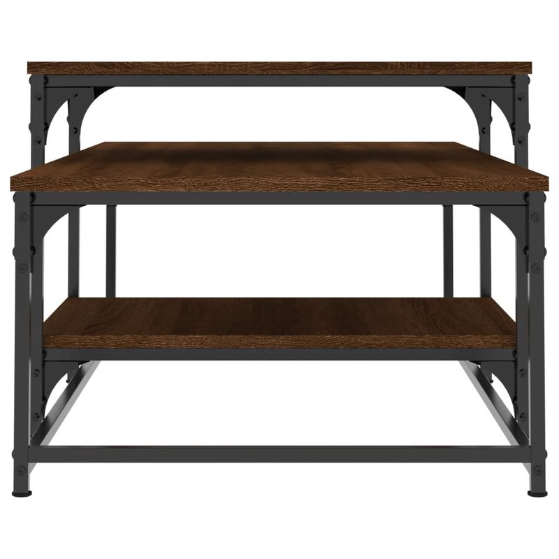 Casa si Gradina - Mobilier - Mese si birouri - Masute de cafea - Masuta de cafea, stejar maro, 102x60x45 cm, lemn prelucrat - Infinity.ro