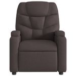 Ingrijire personala si Cosmetice - Sanatate si wellness - Articole wellness - Fotolii de masaj - Fotoliu electric de masaj rabatabil, maro inchis, textil - Infinity.ro